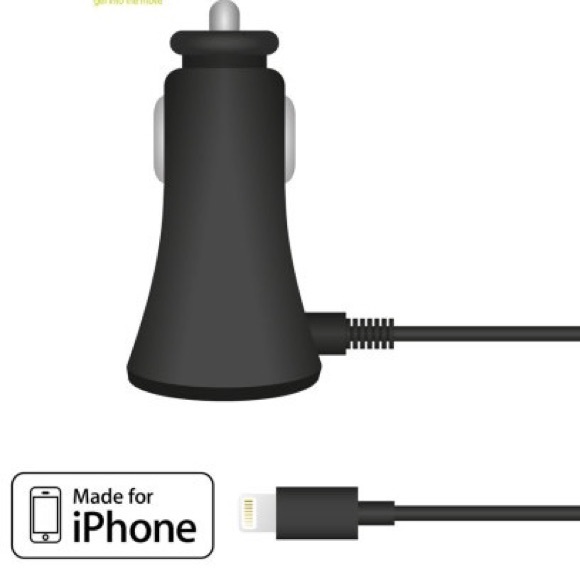 Brand New Enercell Car Charger With Lightening Connector By RadioShack #2730753 - Picture 1 of 6